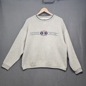 Vintage Prairie Mountain 1000 Islands New York Sweatshirt L Grey Crewneck 90s